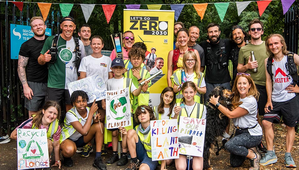 Schools that have signed up to Let's Go Zero cheer.